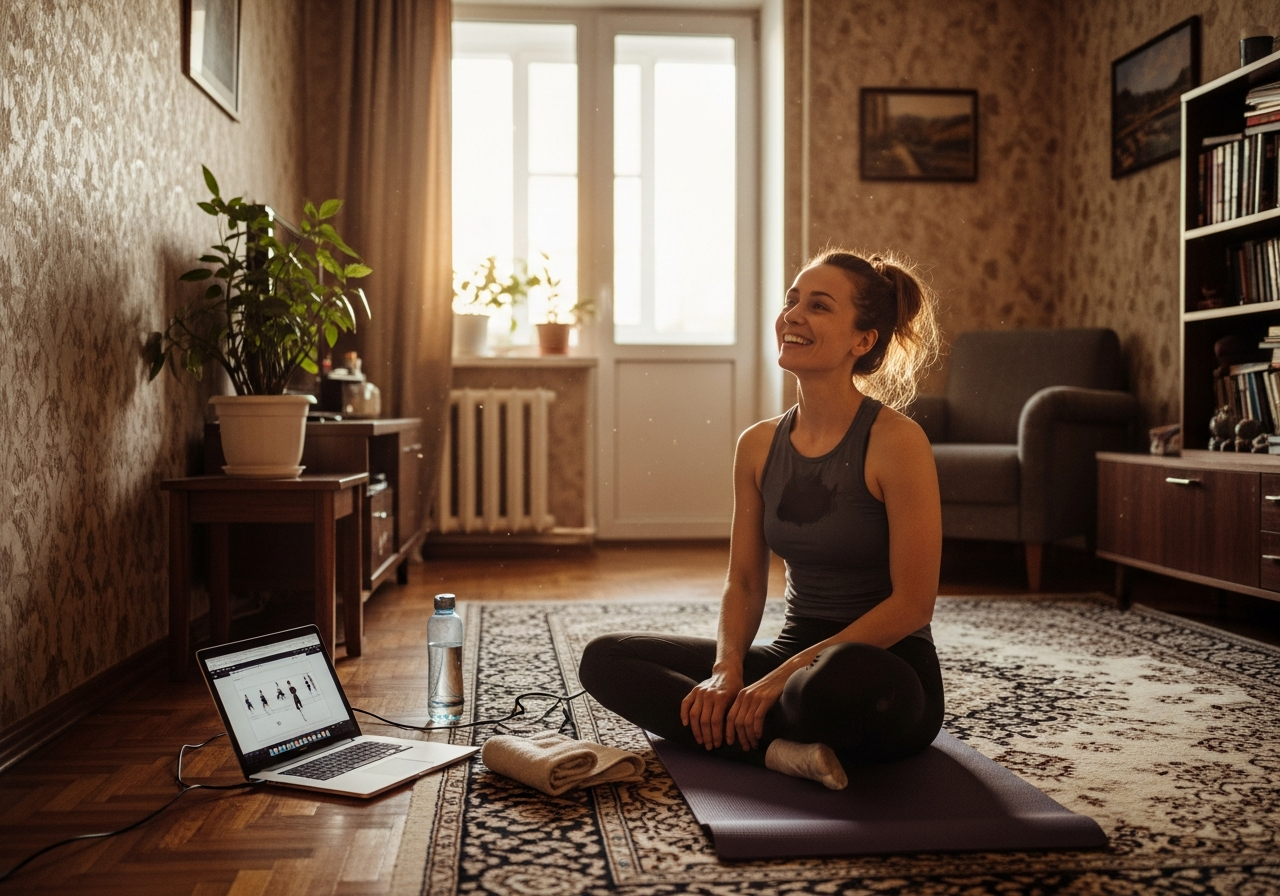 Радость от танца после прохождения курса